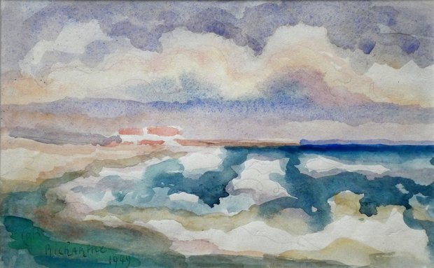 Après l'orage, 1949, gouache